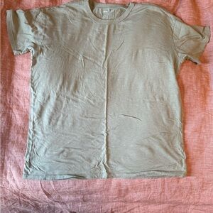 Classic Crew Neck Women’s T-Shirt in Sage Green